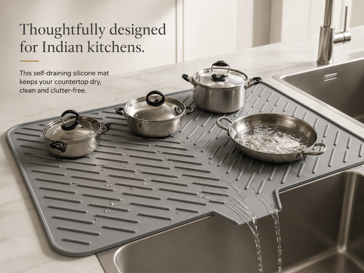 Premium Silicone Kitchen Drying Mat