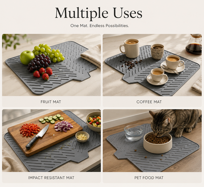 Premium Silicone Kitchen Drying Mat