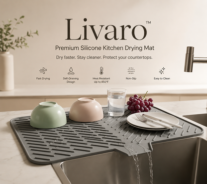 Premium Silicone Kitchen Drying Mat